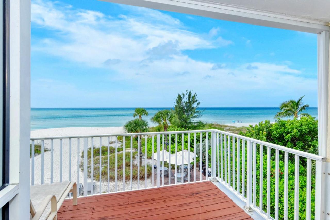 Ferienwohnung Laplaya 201C Breathtaking Gulf Panorama From This Corner End Unit With A Private Stairway To The Beach Longboat Key Exterior foto