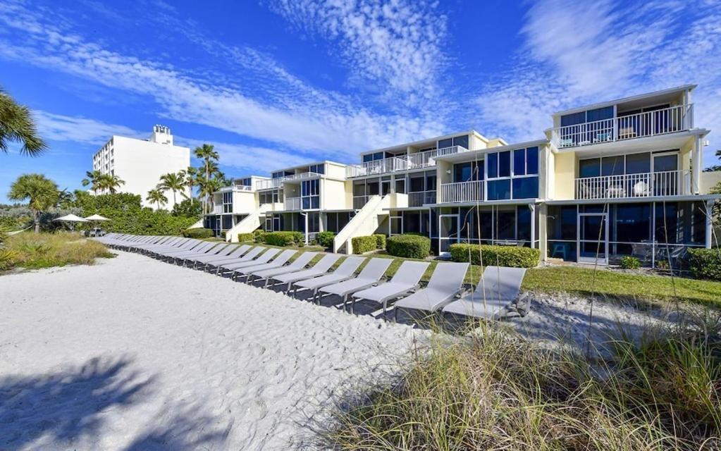 Ferienwohnung Laplaya 201C Breathtaking Gulf Panorama From This Corner End Unit With A Private Stairway To The Beach Longboat Key Exterior foto