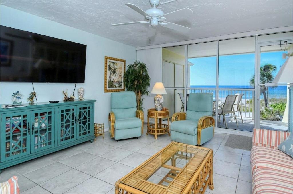 Ferienwohnung Laplaya 201C Breathtaking Gulf Panorama From This Corner End Unit With A Private Stairway To The Beach Longboat Key Exterior foto